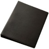 Leather Doctor Binder (Recycled Leather, Black Leather Binder, medical binder)