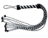 Leather Flogger, Leather Gothic Flogger, Braided Leather Flogger, Sexy Flogger