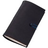 Leather Free Note Book (Recycled Leather, leather notebook cover, Black Leather Book Cover)