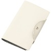 Leather Name Card Holder (L) (Recycled Leather, White Card Holder)