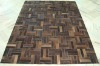 Leather Patchwork Cow Hides Skin Rugs & Carpets