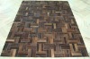 Leather Patchwork Cow Hides Skin Rugs & Carpets