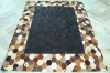 Leather Patchwork Cow Hides Skin Rugs & Carpets