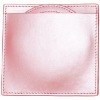 Leather Pearl Round Mirror (Recycled Leather, leather frame mirror, pink mirrors)