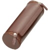Leather Roll Free Case (Recycled Leather, rolling carrying case, leather roll case)