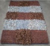 Leather Shaggy Rug