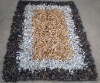 Leather Shaggy Rug