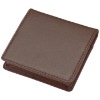 Leather Square Coin Case Matte (Recycled Leather, Leather Coin Case, coin collecting case)