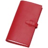 Leather Thin Datebook Cover (with Note) (Recycled Leather, Red Leather cover, Red Book Cover)