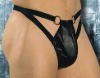 Leather Thong with O Rings