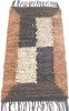 Leather area rugs