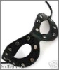 Leather cat eye mask hood face fancy dress accessories