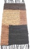 Leather handmade rugs