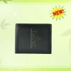 Leather men wallet with special pattern