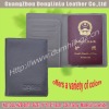 Leather passport holder