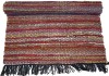 Leather rugs colorful