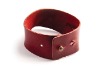 Leather wristband