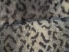 Leopard fake fur