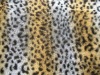 Leopard fake fur