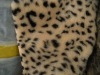 Leopard fake fur