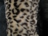 Leopard faux fur