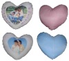 Light Blue Heart Shape Pillow -MT-T006C