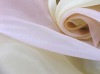 Light Yellow & Light Pink Organza Voile Fabric for Flower Girl Dress