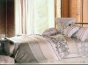 Light color printing 100% cotton duvet set 4PCs bedding set