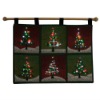 Light up christmas tree tapestry