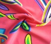 Lily Flower Plain Printed Swimsuits Fabric