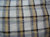 Linen Cotton Yarn Dyed Check Woven Fabric