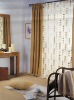 Linen look jacquard curtain