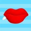 Lip shape cool pillow