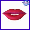 Lip shaped soft cushion