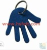 Logo customized Wool felt keychain