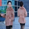 Long Women/ladies rabbit fur  coat  11YY-ZY009