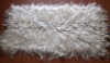 Long hair fur goat skin plate