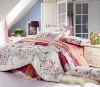 Long love 100% cotton number  printed number bedding set with 4 pcs home textile