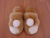 Looking lovely sheepskin slippers with round ball