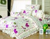 Lovely!!100%Cotton Cat Pattern Printed Kids Bedding Set