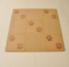 Lovely and Popular Paw Prints Cork Mat