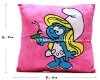 Lovely colorful smurfs throw pillow, shipping free JS--WS023