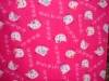 Lovely printed fleece blanket