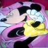 Lovely printed fleece blanket/polar fleece blanket