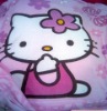 Lovely printed fleece blanket/polar fleece blanket