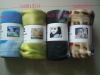 Lovely printed fleece blanket/polar fleece blanket