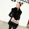 Luxurious Demark Mink Fur Coat For Women Without Sleeve