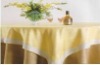 Luxurious hotel polyester jacquard table cloth