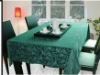 Luxurious polyester jacquard table cloth