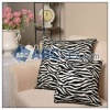 Luxurious zebra print cushion/pillow/cushion cover